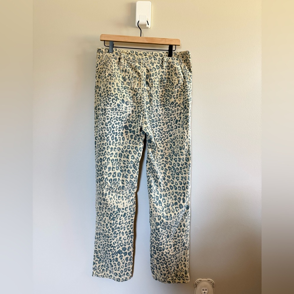 PILCRO • The Wanderer Relaxed Leopard Jean Sz 29 Cotton Ultra High Rise - Picture 10 of 13